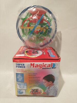 Magic Intellect Ball 100 Barriers 3D Labyrinth Balance Maze Puzzle Toy