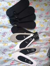   New F F 9 Pairs Shoe Liner Socks , Trainer Socks Size UK 4-6  