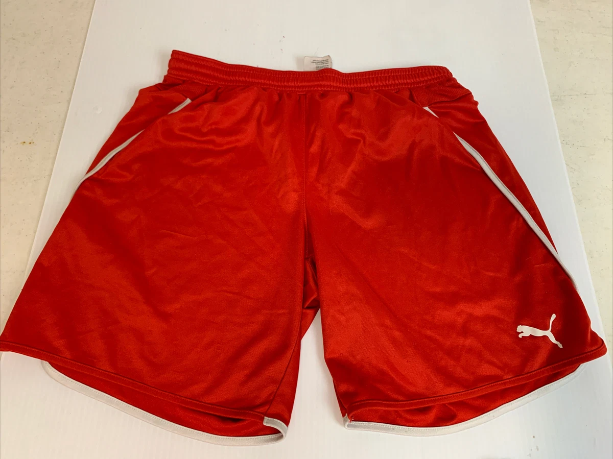 Puma Red Running Shorts Woman Size M Track Kg Walking Athletic