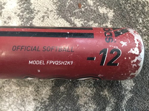 💥⚾️💥Vintage Adidas Vanquish Softball Bat 33”/21 oz (-12) Model FPVQSH2K9 - Picture 4 of 9