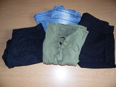 Kleiderpaket Damen Gr. 40, 4 Teile, (3 Shorts, 1 Shirt)