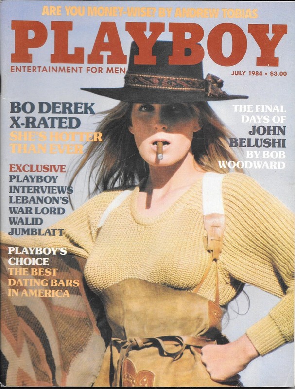 Playboy Magazine July 1984 Liz Stewart COMPLETE CENTERFOLD BO DEREK John Belushi