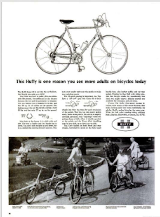 1965 Huffy PRINT AD Ladies Boys Girls Wheel Bike Bicycle