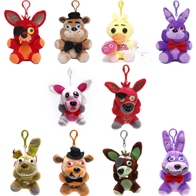 10 FNAF Five Nights at Freddy's Sanshee Freddy Plushie Bear Plush Doll S