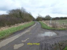 Photo 6x4 End of footpath on Wistow Fen Lane Between Ramsey and Warboys c2013