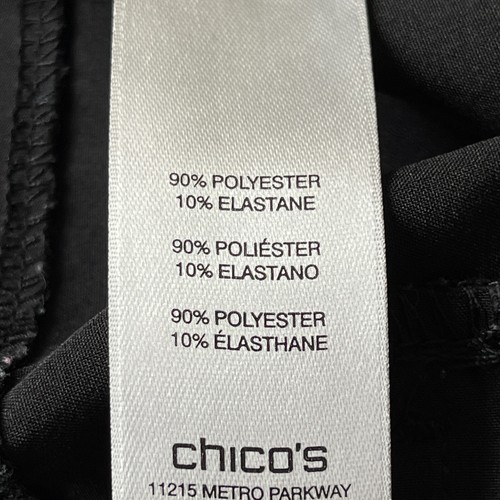 Chico's Ankle Cargo Hose Damen Gr. XL schwarz Taschen Stretch Outdoor - Bild 7 von 12