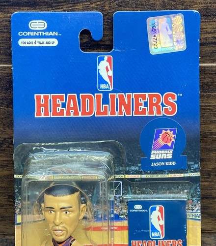 1997 Jason Kidd Phoenix Suns NBA Headliners Corinthian Toy Sealed Sport Figurine - Picture 3 of 7