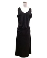 NWT BANDOLINO Women's Dress Studded Black Slinky Sleeveless Size Large