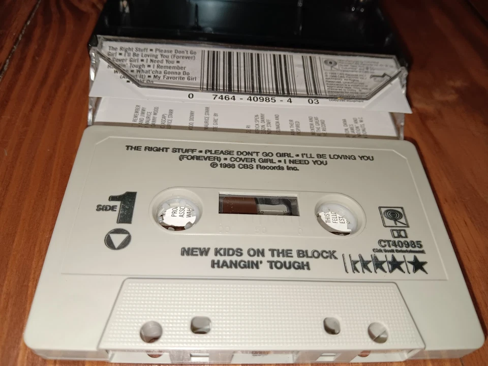 New Kids On The Block Hangin' Tough Cassette Dolby Columbia Records OCT 40985 - Image 2 of 4