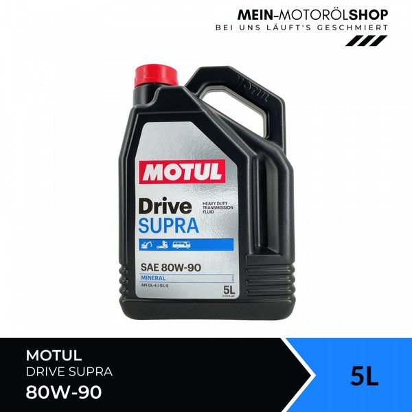 Motul Drive Supra 80W-90 Zf Man Api GL-5 GL-4 Volvo Lkw GetriebeöL 5 Liter-image