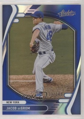 2022 Panini Absolute Spectrum Blue 33/149 Jacob deGrom #32 0lc5