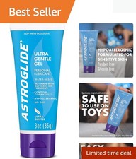 Water Based Lube 3oz, Ultra Gentle Gel Personal Lubricant, Hypoallergenic wit...