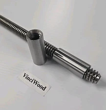 3/4-6 Acme Coupling Nut (1 Pc) Right Hand,(15/16" Diameter) ROUND, 2-1/4" USA. 