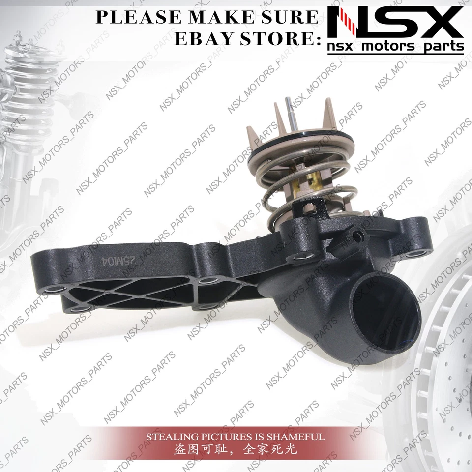 Coolant Thermostat For Audi A4 A5 A6 Q5 VW Touareg V6 3.0L 06E121111AL 185°F Foto 4 de 4