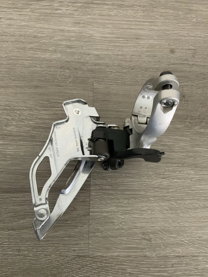 SHIMANO XT FRONT DERAILLEUR TRIPLE CLAMP-ON 34.9 MM MODEL M761 6, 7, OR 8 SPEED - Image 4 of 4