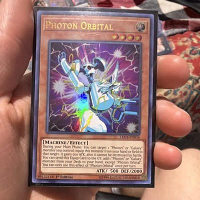 Konami Yu-Gi-Oh! Photon Orbital LED3-EN036 White Dragon Abyss Ultra Rare 1st Ed 
