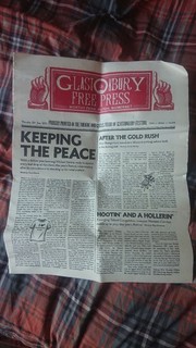 Glastonbury Festival Newspaper 2024 Thursday 2025