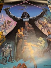 Vintage 1980 Star Wars Empire Strikes Back Po...
