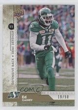 2018 Upper Deck CFL Gold 19/50 Ed Gainey #116 n1u