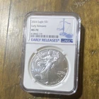 U.S. Mint 2024 American Silver Eagle $1 Business 1 oz .999 NGC MS70 8138662-119