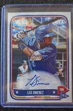2024 Onyx Vintage - Autographs Leo Jimenez #VALEJI (AU, RC)
