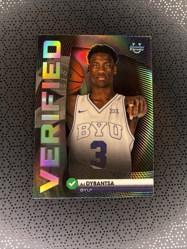 AJ Dybantsa Verified Refractor 2025-26 Bowman  #BV-1 Bowman BYU Wizards