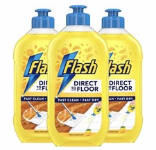 3x800ml Flash Direct to Floor Cleaner All Purpose Stain Remover Lemon 5.55 per litre