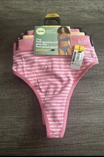 NWT Kindly Yours Womens 3 Pack Seamless Thong Panties Underwear Sz L 12-14 