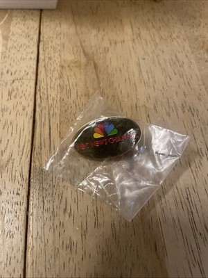 NBC  NEWS CHANNEL MEDIA PIN VGC