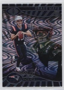 2024 Panini Illusions Trophy Collection Swirls Drake Maye #59 Rookie RC