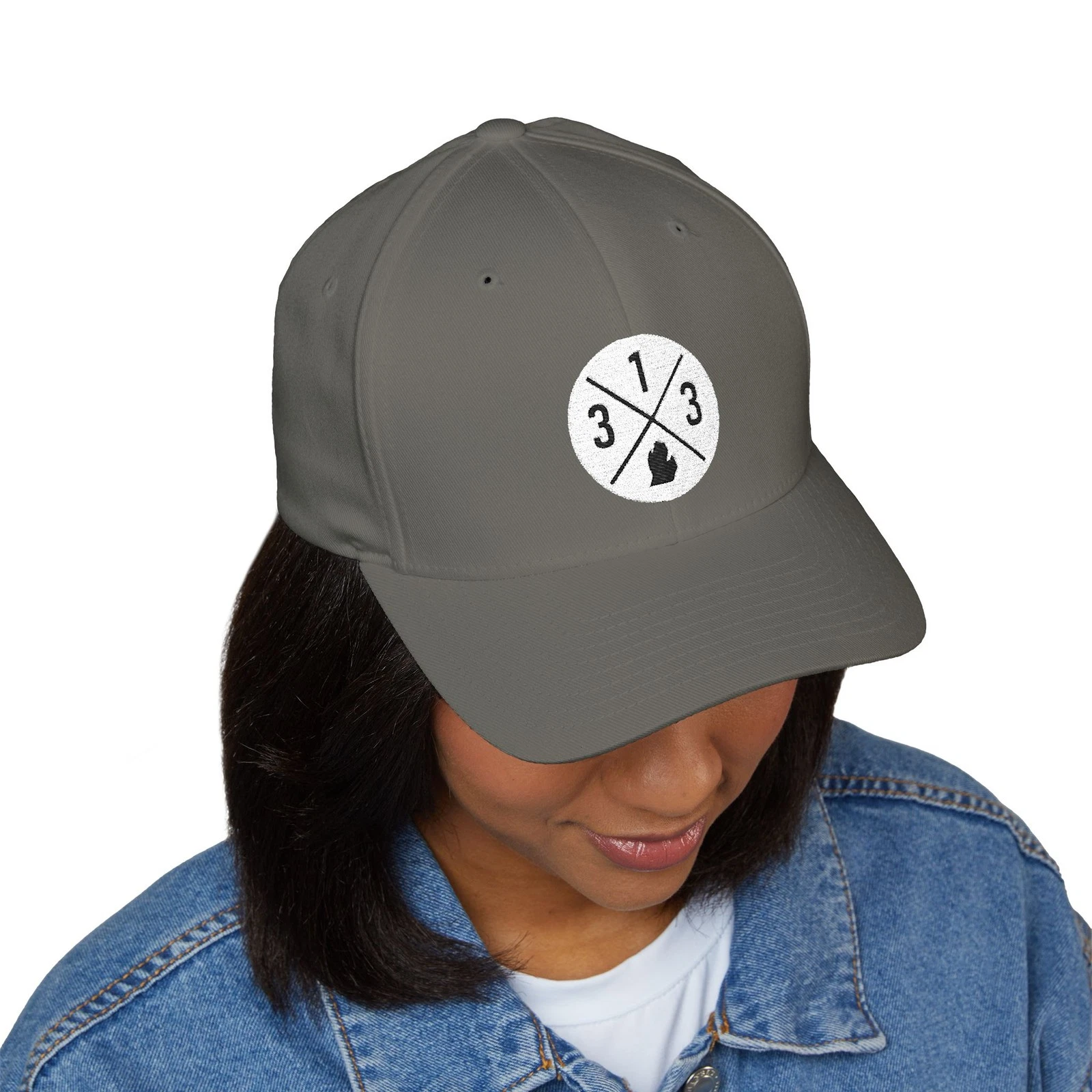 Embroidered Detroit 313 Hat Michigan Logo Baseball Cap Adjustable