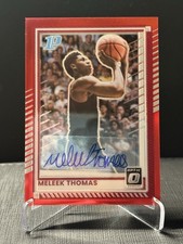 2025 Panini Donruss Meleek Thomas Peacock Optic #71 card
