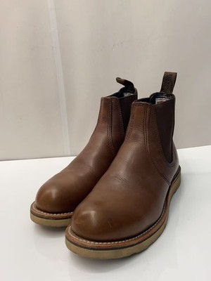 RedWing Stiefel 3190 CLASSIC CHELSEA Side Gore Boots Leder Braun Größe 8D