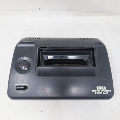 Sega Master System II Power Base Schwarz Konsole PAL ungetestet ohne Zubehör