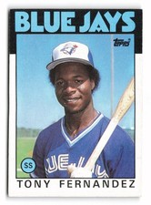 1986 Topps Tony Fernandez #241 Toronto Blue Jays