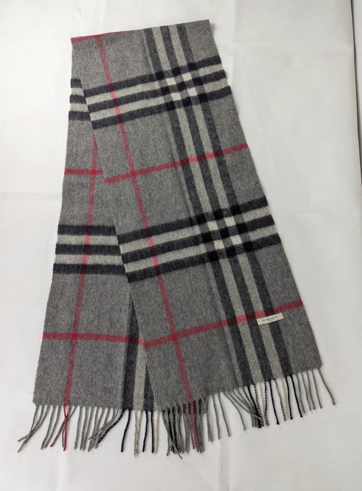 BURBERRY классический Nova чек шарф - серый клетку - подлинный - быстрая доставка сейчас - Изображение 3 из 4