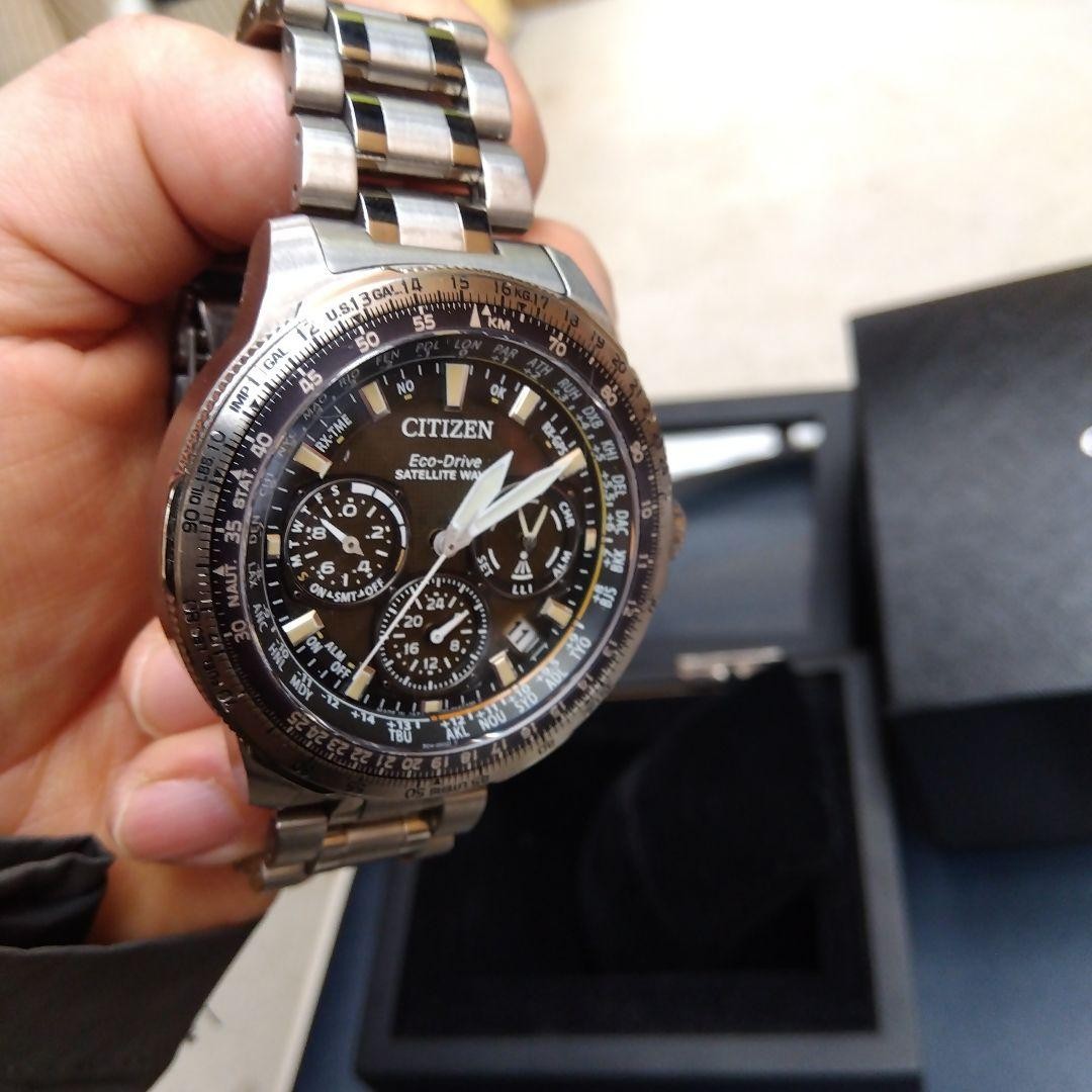 CITIZEN エコ・ドライブ CC9020-54E Citizen Satellite Wave Men's Black Watch - CC9020-54E for sale