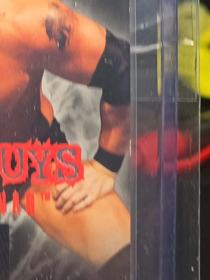 WWE Брок Леснар 2004 Fleer Chaos Tuff Guys Event Ношенная Сувенирная Реликвийная Карта - Изображение 4 из 4