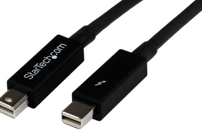 StarTech.com TBOLTMM2M Thunderbolt Cable 2M (Lot of 20) Black- M/M