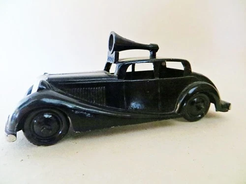 CRESCENT 10 'JAGUAR SALOON POLICE CAR' VINTAGE. COMPLETE. SUPERB. DINKY SIZE.