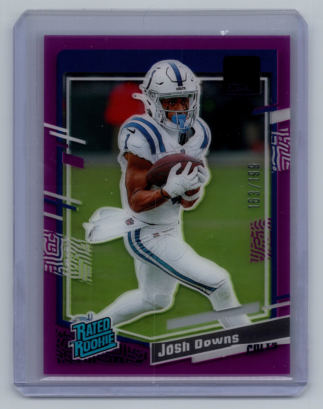 2023 Clearly Donruss Josh Downs Purple #71 #/199