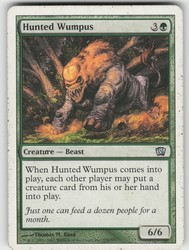 Hunted Wumpus 258/350 Eighth Edition