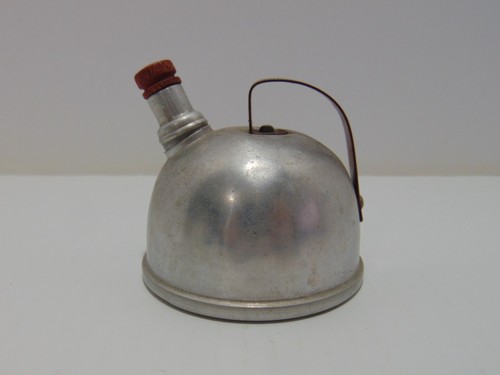 1940s Miniature Child’s Toy Whistling Tea Kettle Aluminum