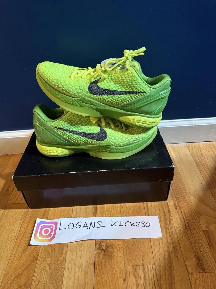 Preços baixos em Nike Zoom Kobe 6 Protro Low Grinch | eBay