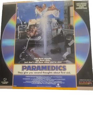 Paramedics (Laserdisc) 1988 NEW SEALED MINT VERY VERY RARE