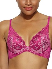 30DD Gossard Gypsy Bra High Apex Plunge Lightly Padded Underwired Bras Lingerie
