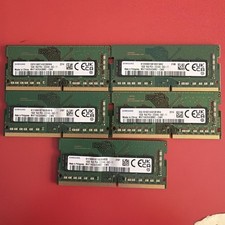Samsung 16GB Modules Lot Of 5 Modules 80gb total 1RX8 PC4-3200AA Laptop Memory