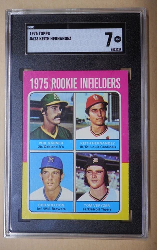 1975 Topps #623 Keith Hernandez RC SGC 7