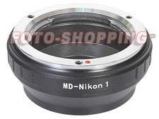 ANELLO ADATTATORE PER MINOLTA MD NIKON1 NIKON 1 J5 S3 S2 J4 V3 AW1 ADAPTER RING