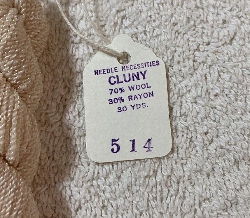 Needle Necessities Cluny Wool Rayon Blend 1 Skein 30 Yards Flesh Tone 514 - Image 2 of 4